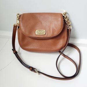 Michael Kors Mini Leather Bedford Flap Crossbody Purse
